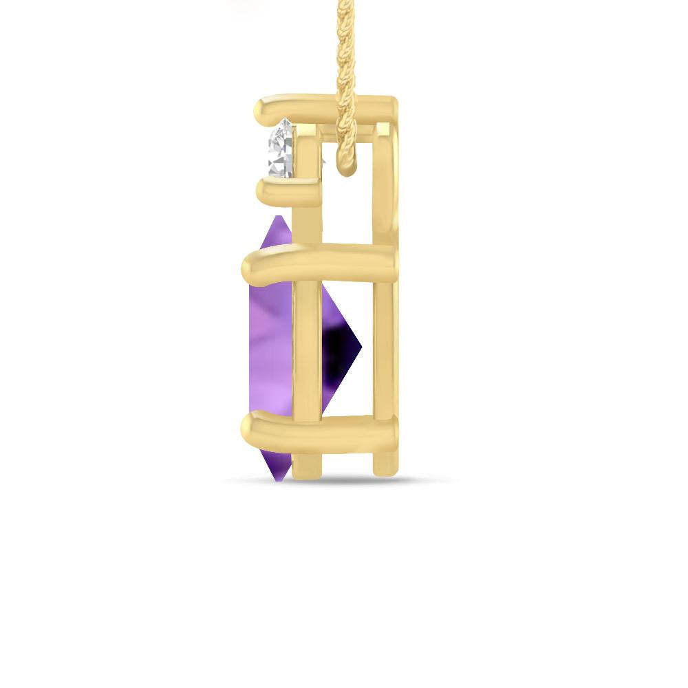 Yellow Gold - Amethyst