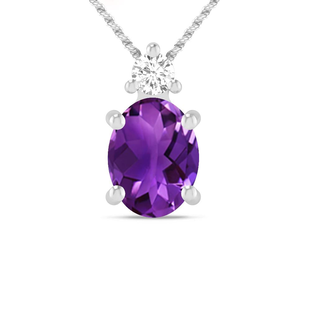 White Gold - Amethyst