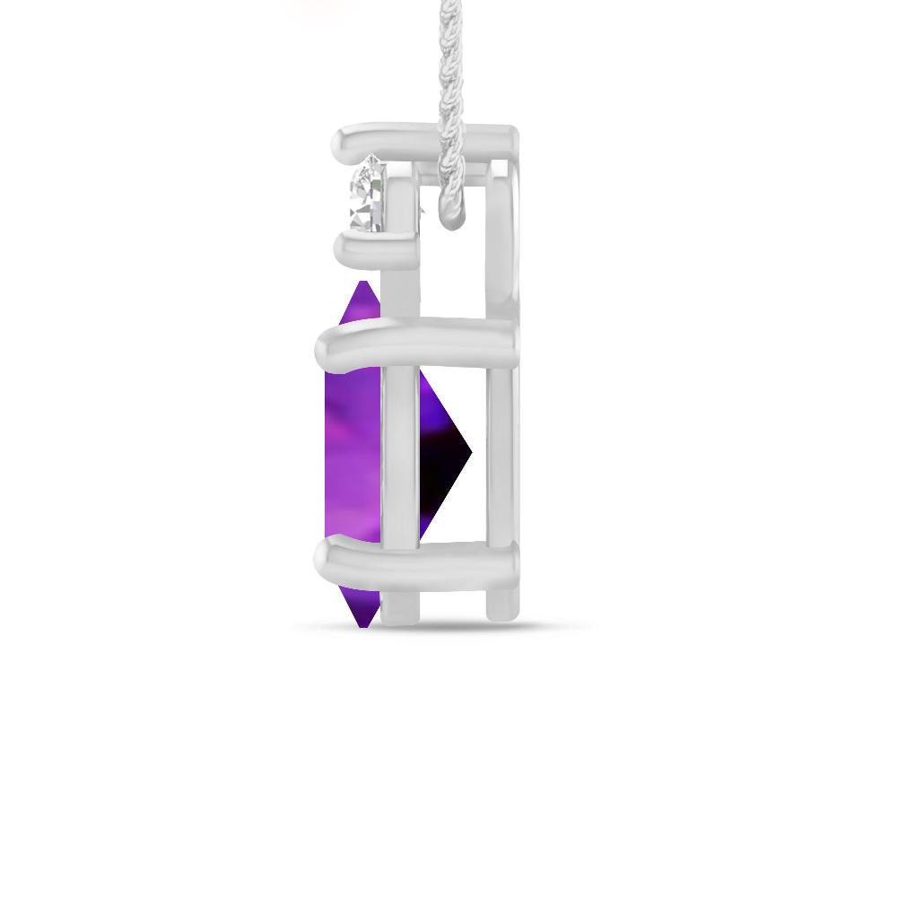 White Gold - Amethyst