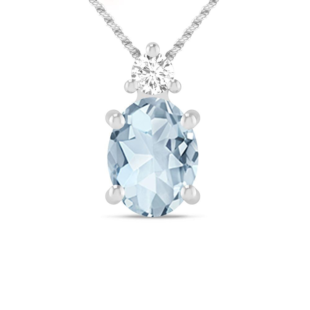White Gold - Aquamarine
