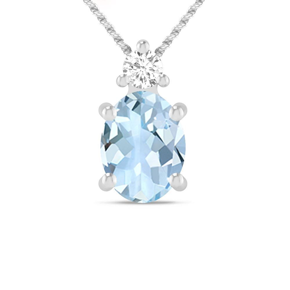 White Gold - Aquamarine