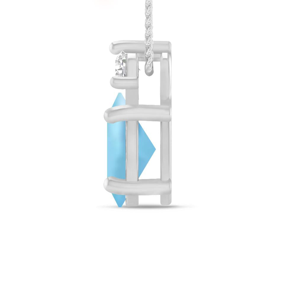 White Gold - Aquamarine