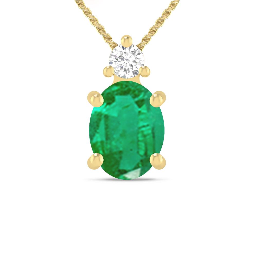 Yellow Gold - Emerald