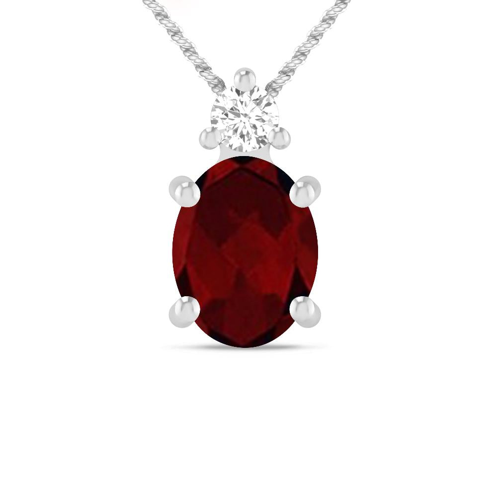White Gold - Garnet