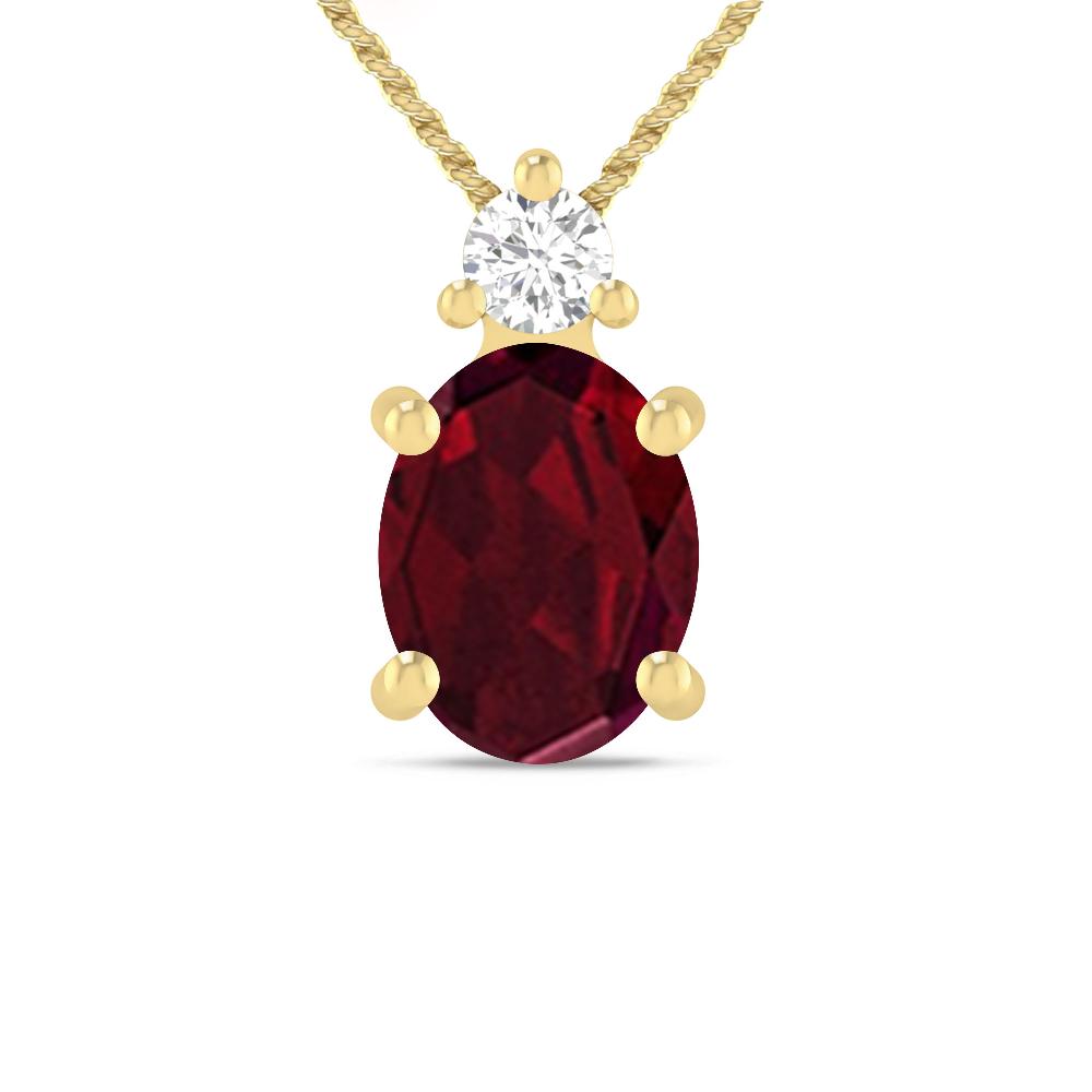 Rose Gold - Garnet