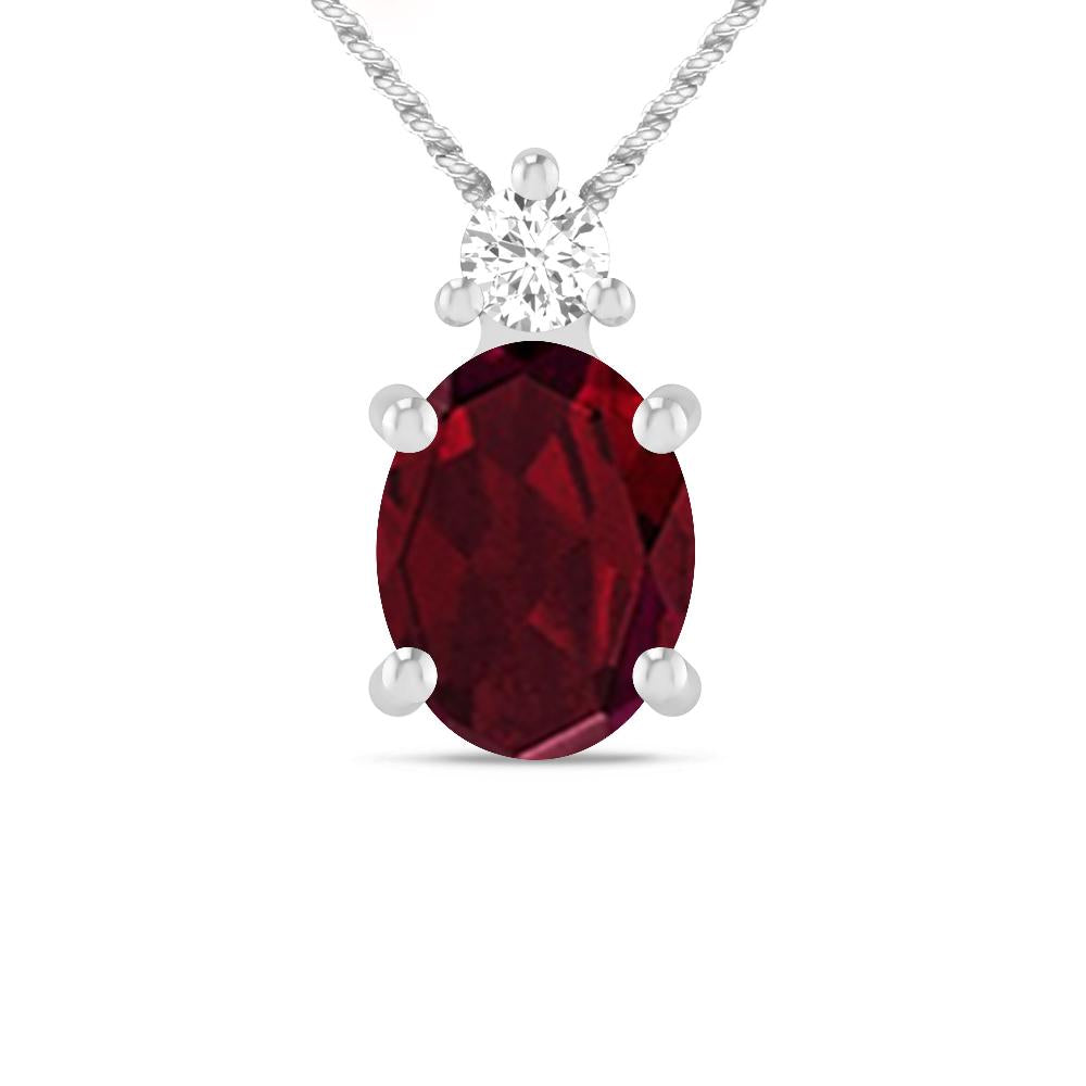 White Gold - Garnet