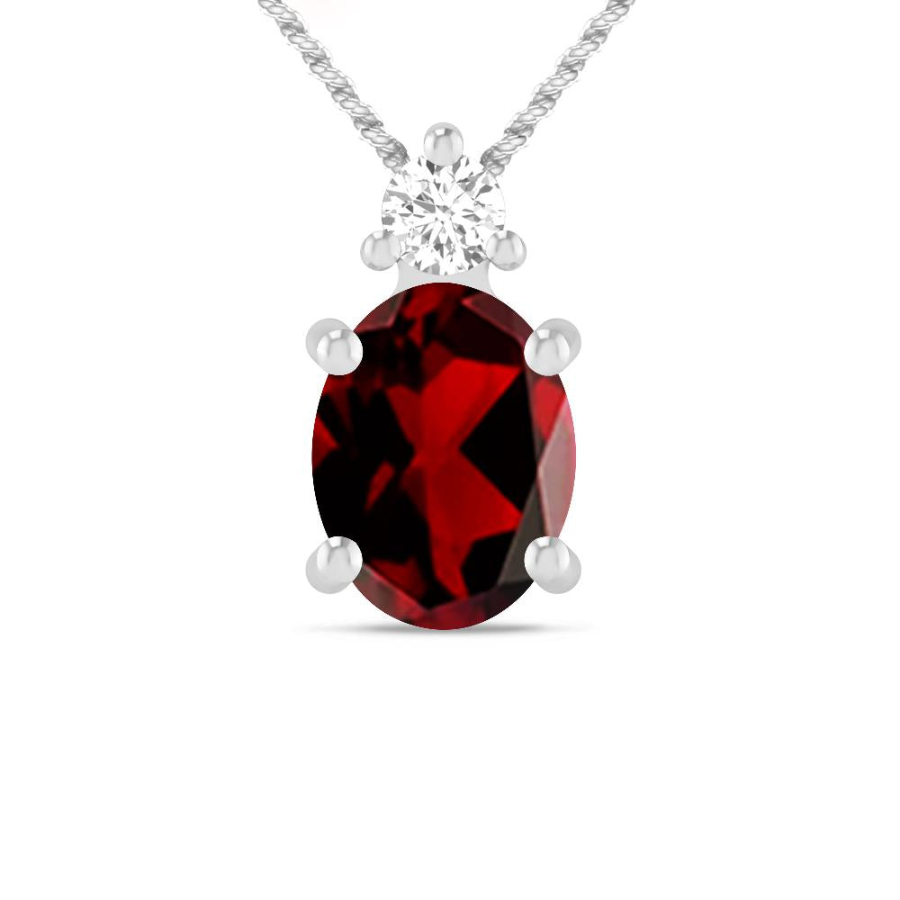 White Gold - Garnet