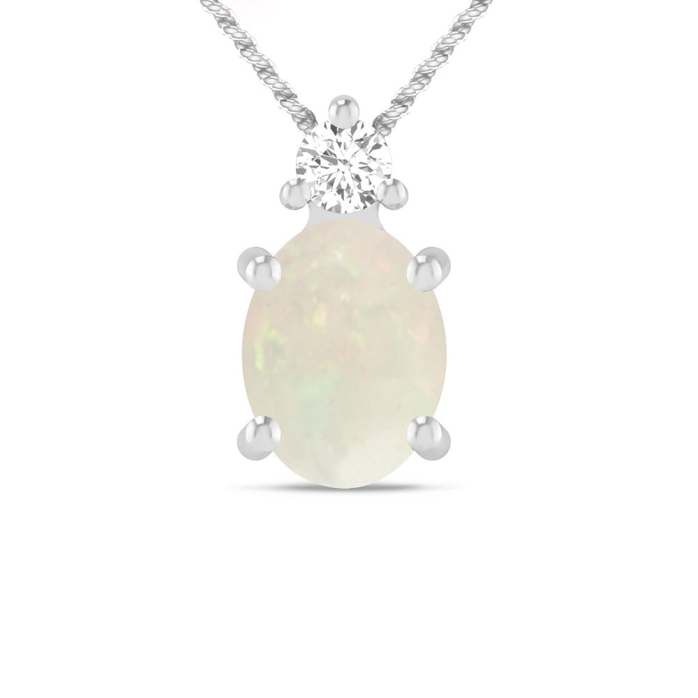 White Gold - Opal