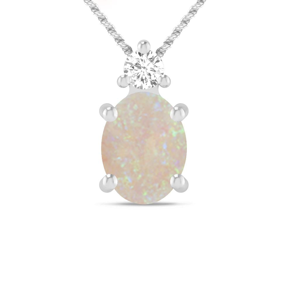 White Gold - Opal