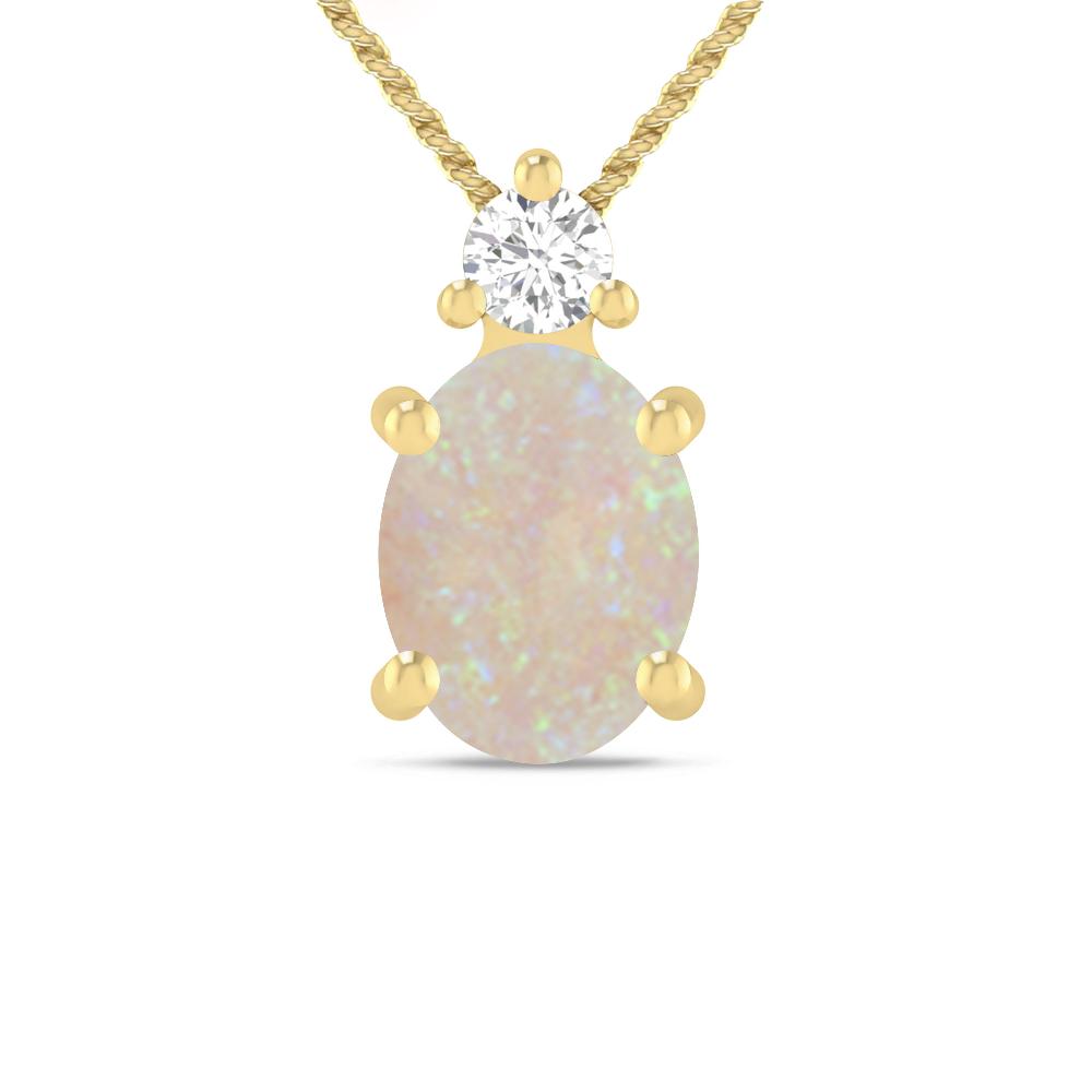 Yellow Gold - Opal