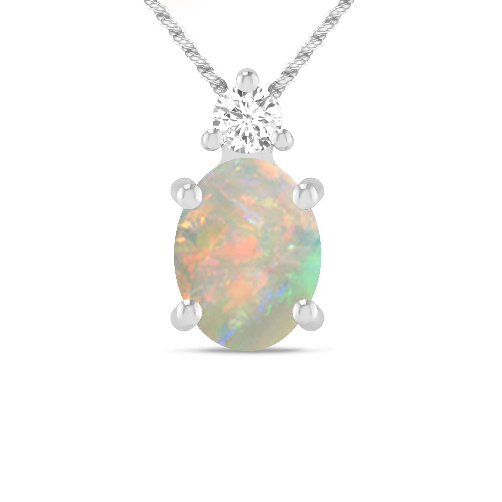 White Gold - Opal
