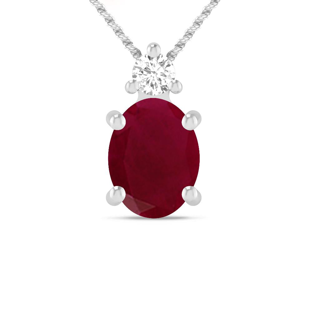 White Gold - Ruby