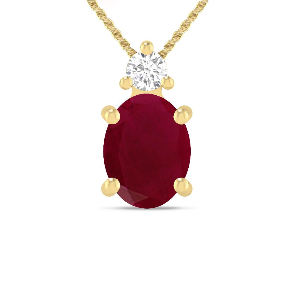 Yellow Gold - Ruby