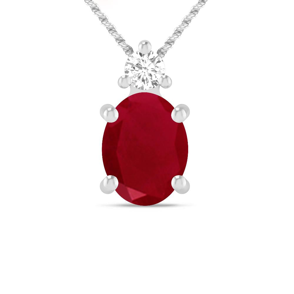 White Gold - Ruby