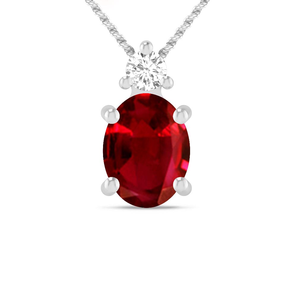 White Gold - Ruby