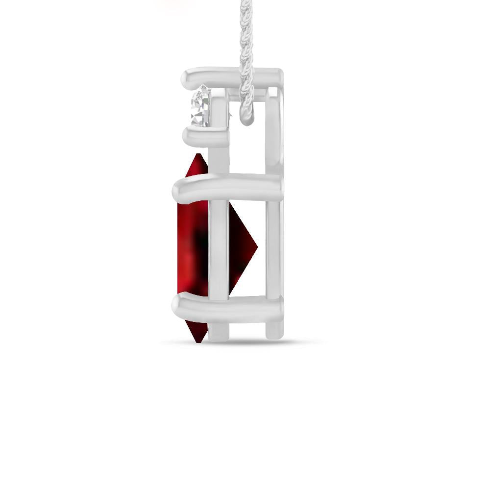 White Gold - Ruby