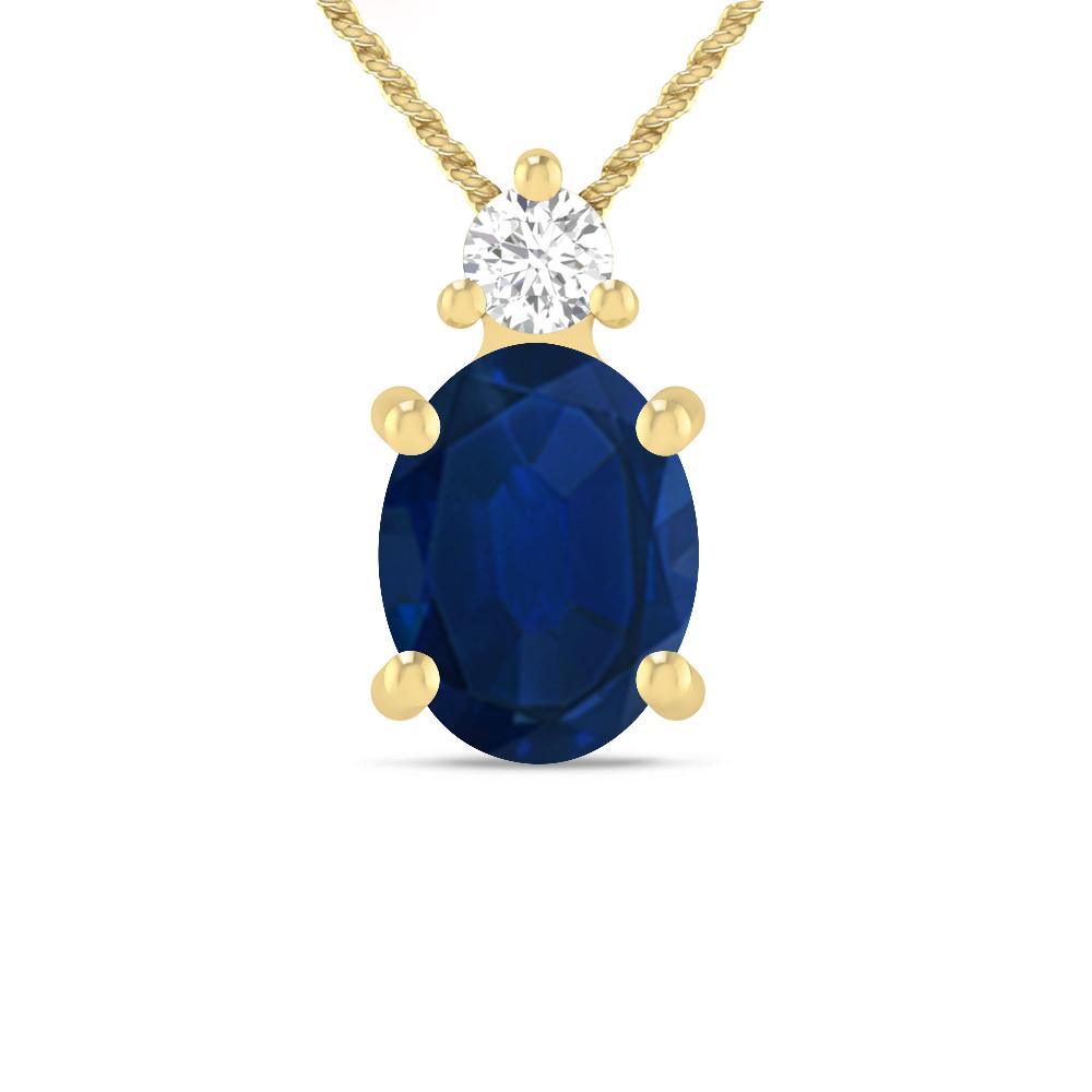 Yellow Gold - Sapphire