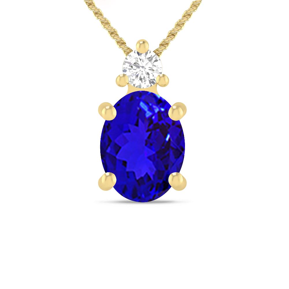 Yellow Gold - Tanzanite