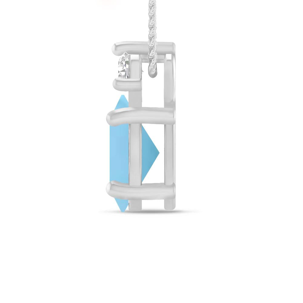 White Gold - Blue Topaz