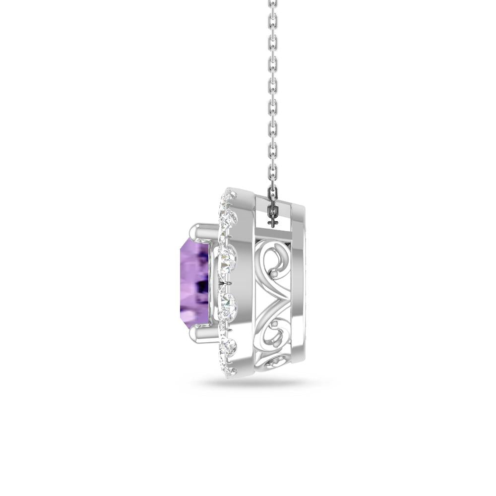 White Gold - Amethyst
