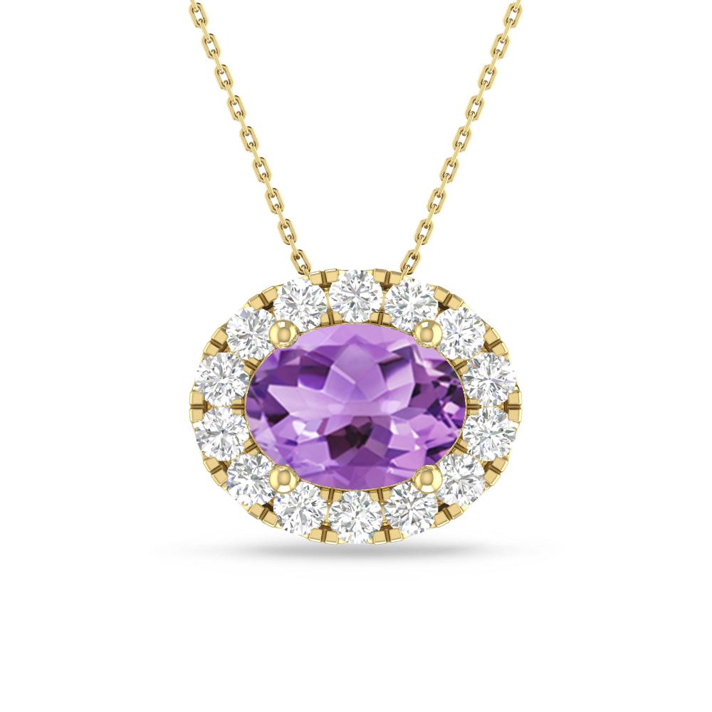 Yellow Gold - Amethyst