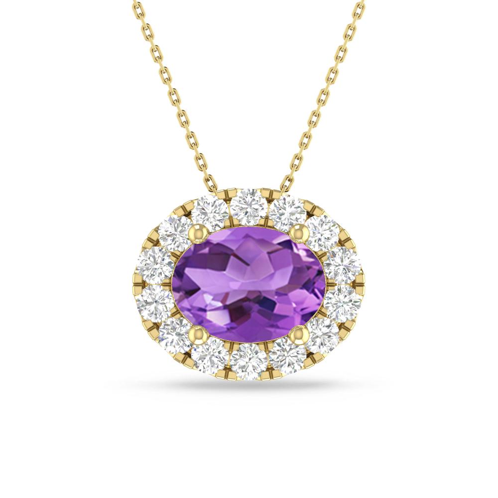 Yellow Gold - Amethyst