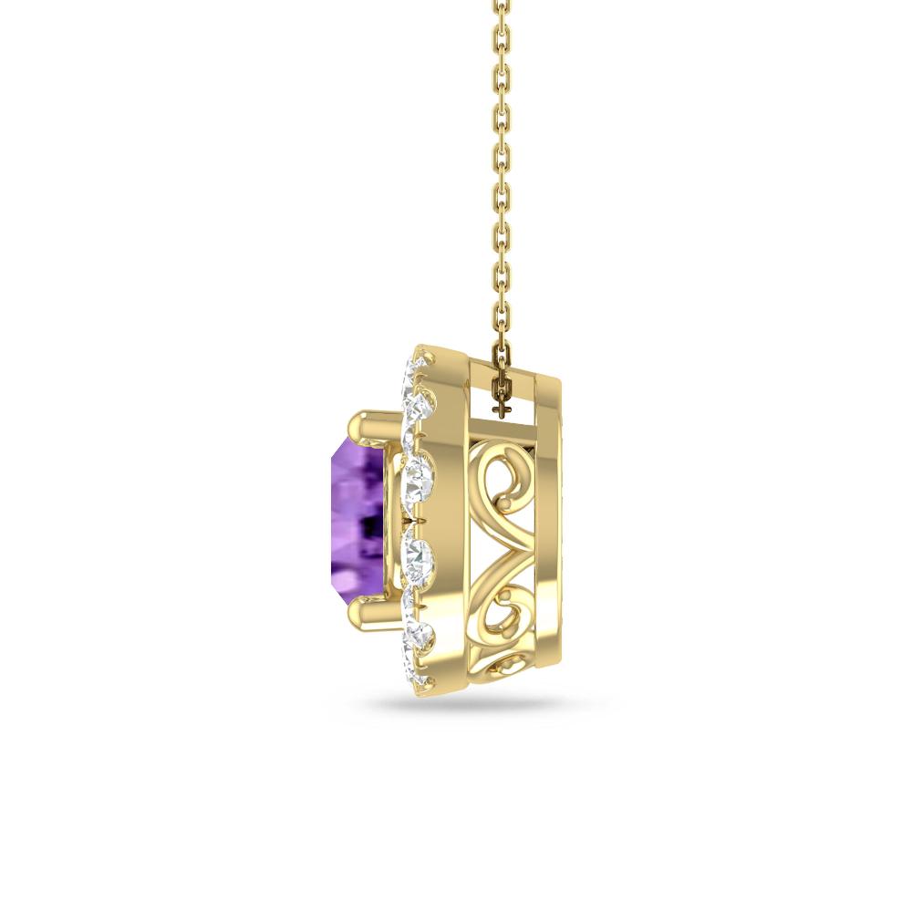Yellow Gold - Amethyst