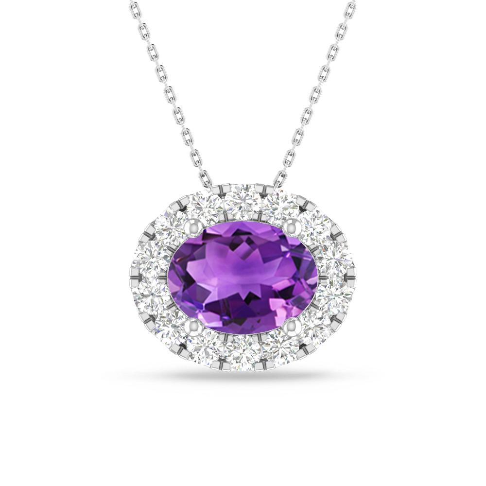 White Gold - Amethyst