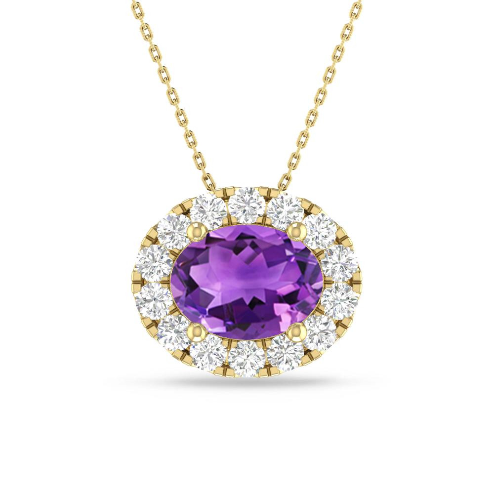 Yellow Gold - Amethyst