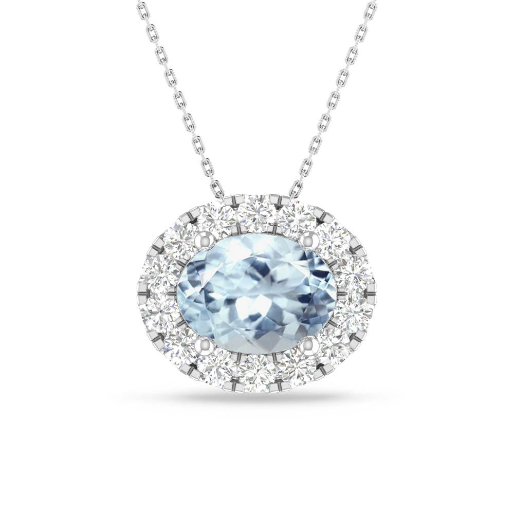 White Gold - Aquamarine