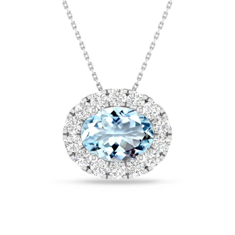 White Gold - Aquamarine