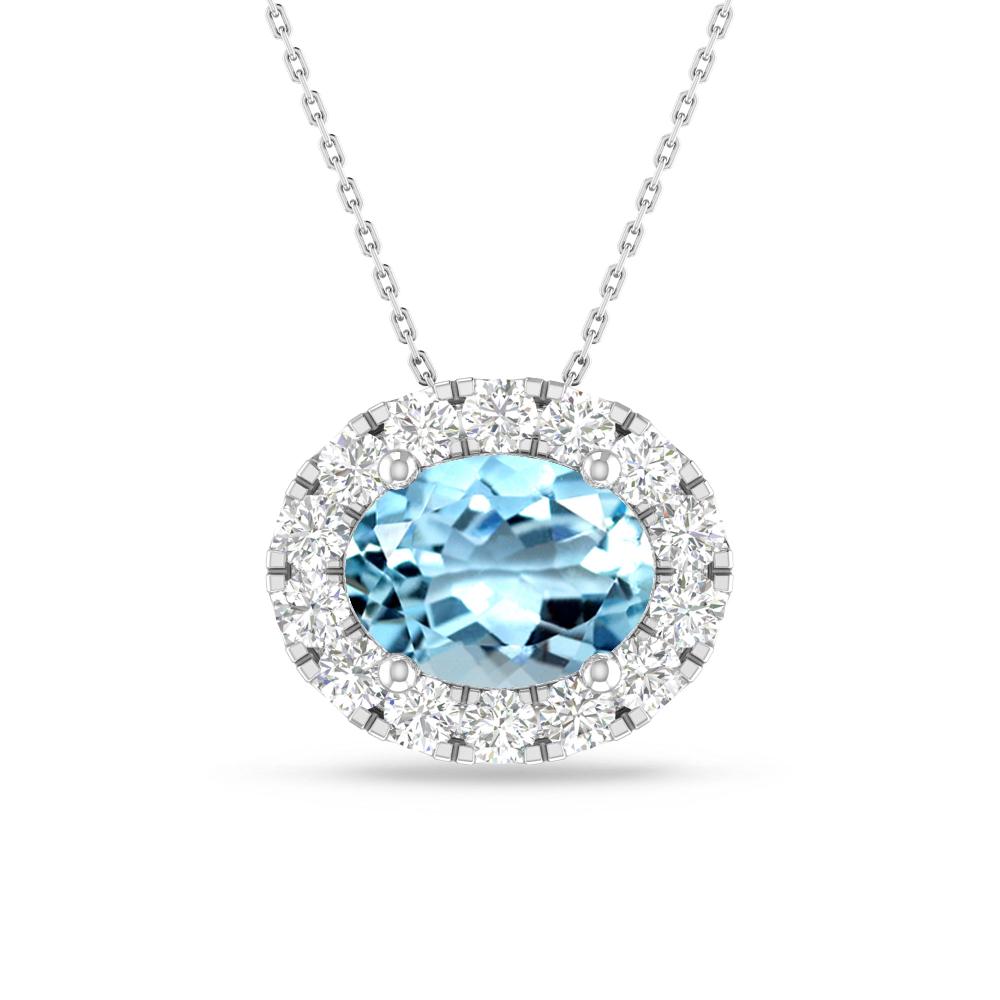 White Gold - Aquamarine