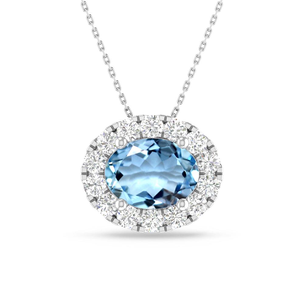 White Gold - Aquamarine