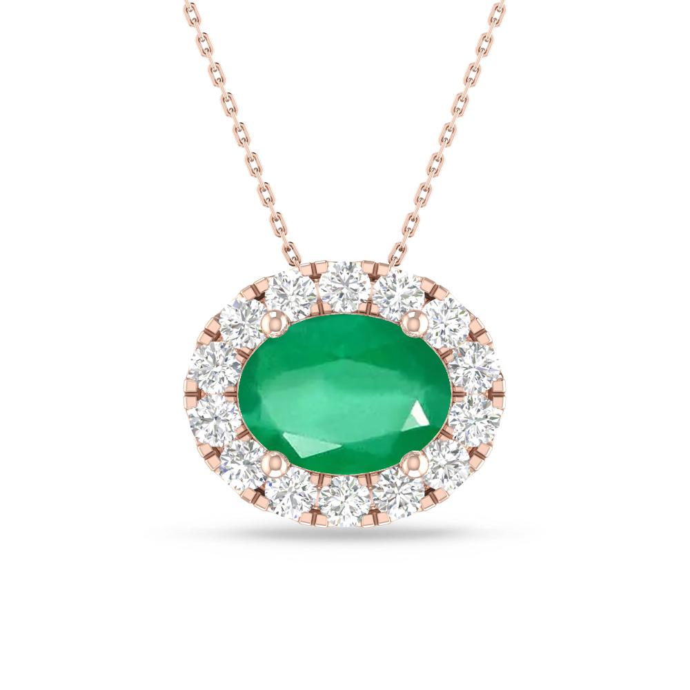 Rose Gold - Emerald