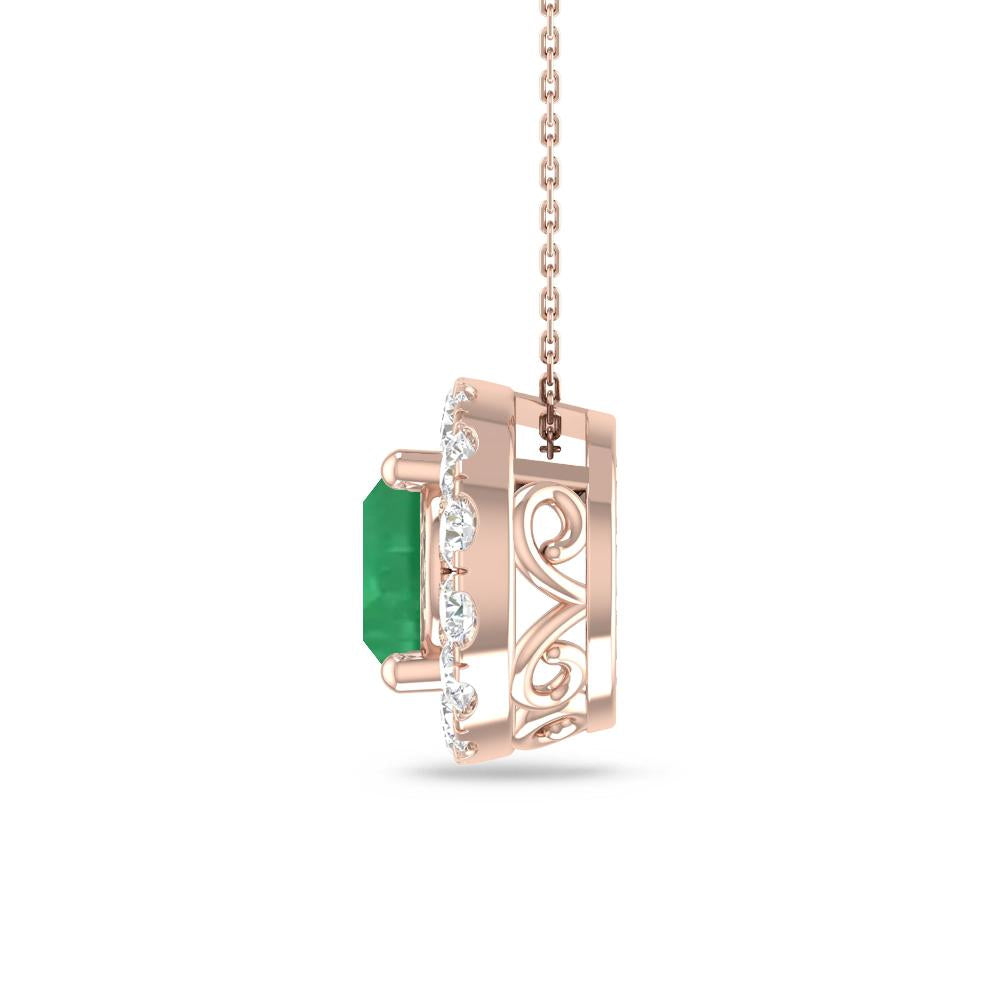 Rose Gold - Emerald