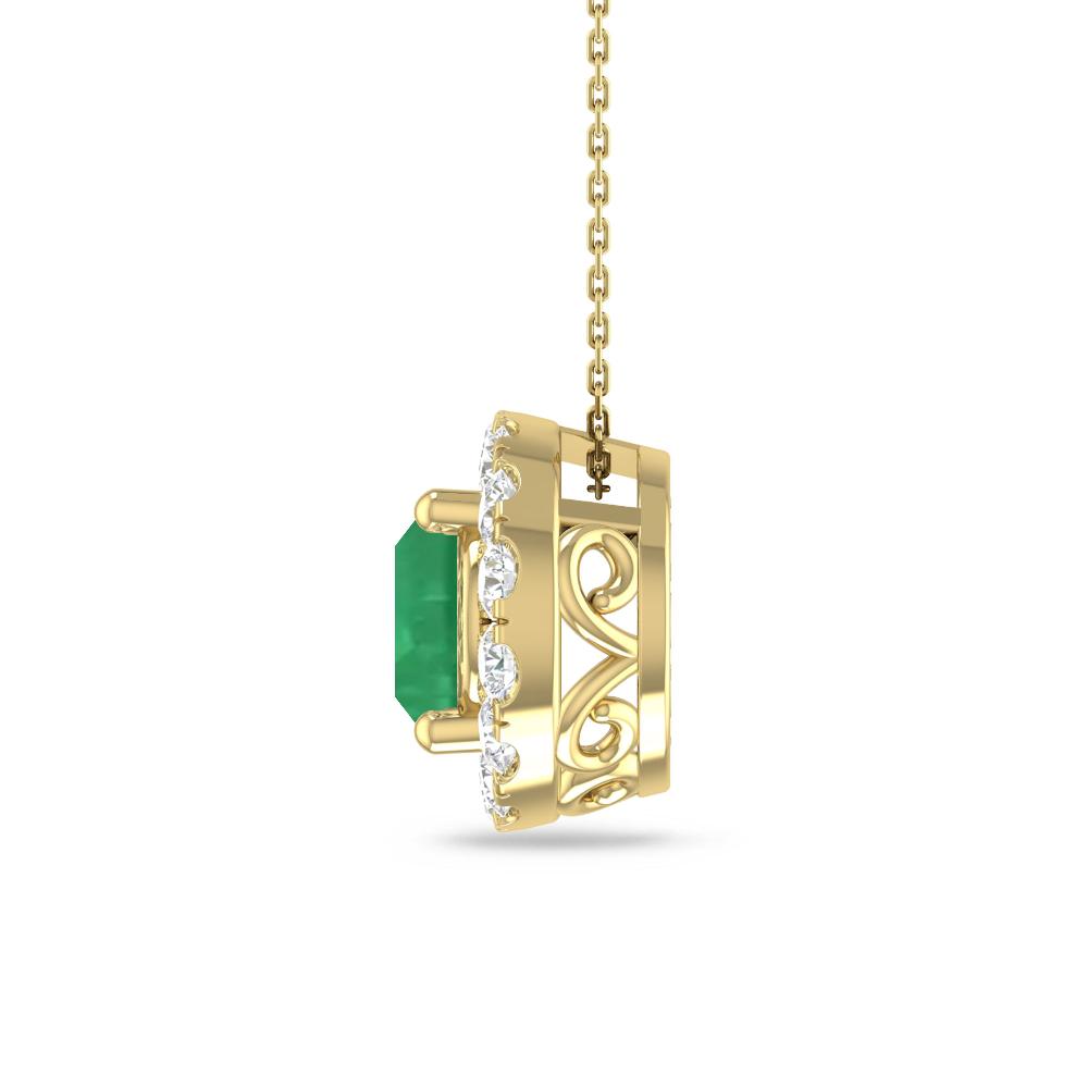 Yellow Gold - Emerald