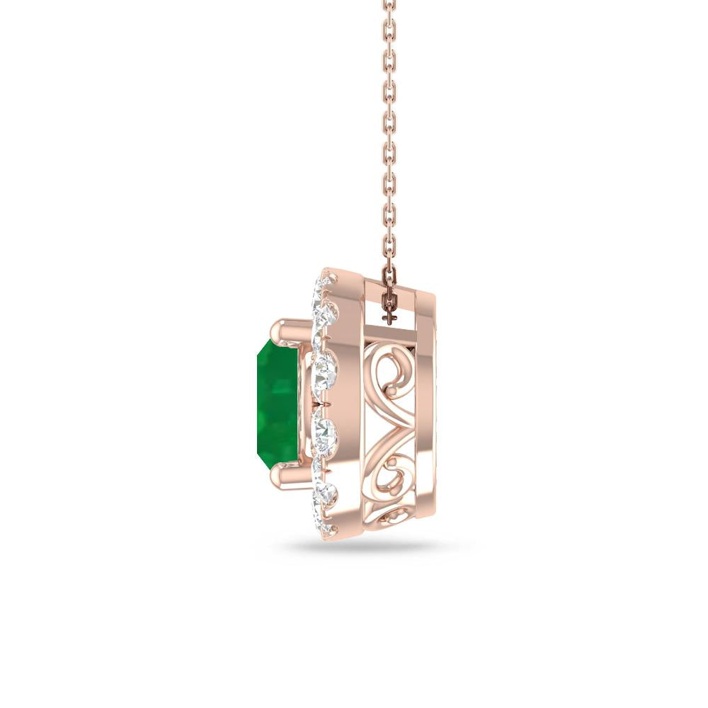 Rose Gold - Emerald