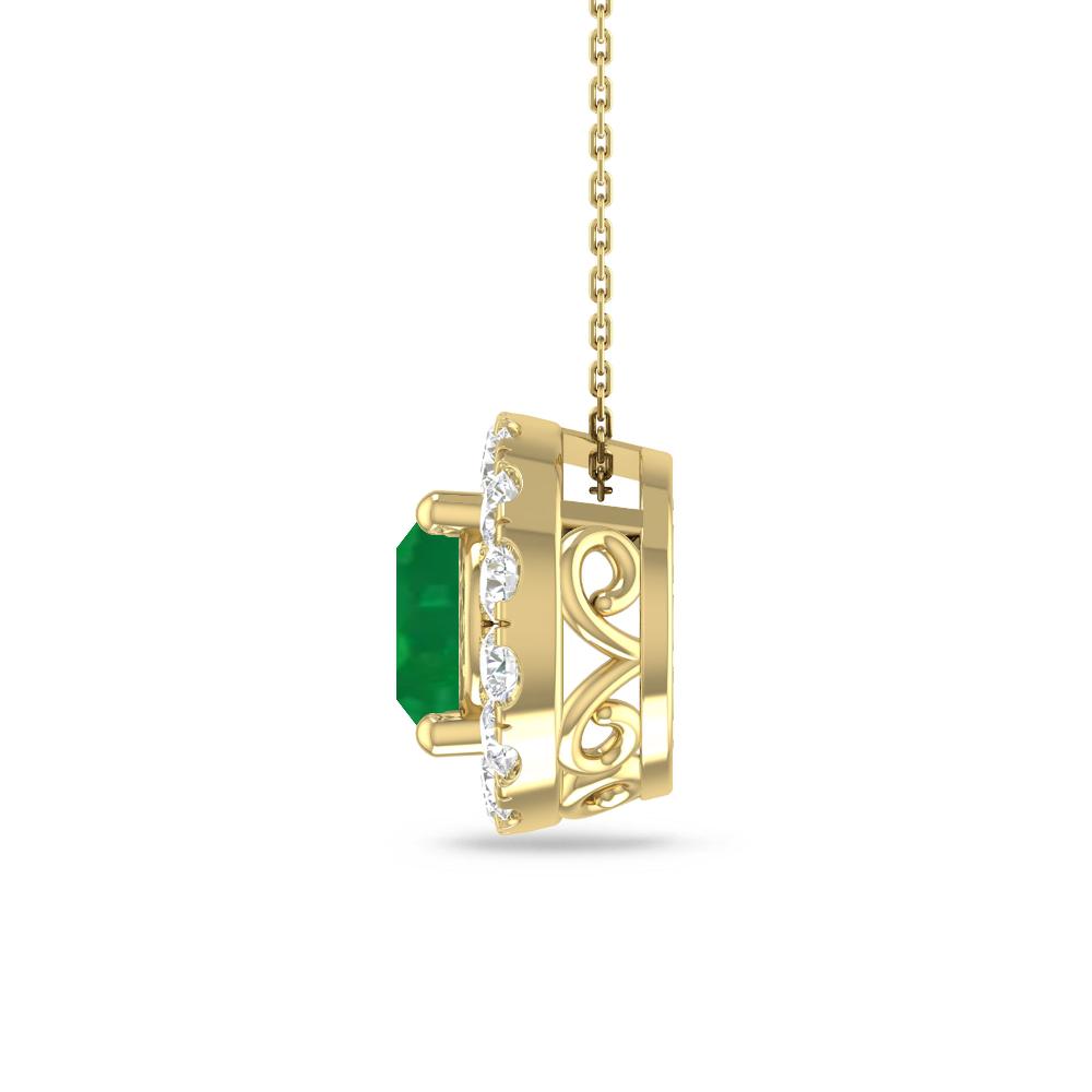 Yellow Gold - Emerald