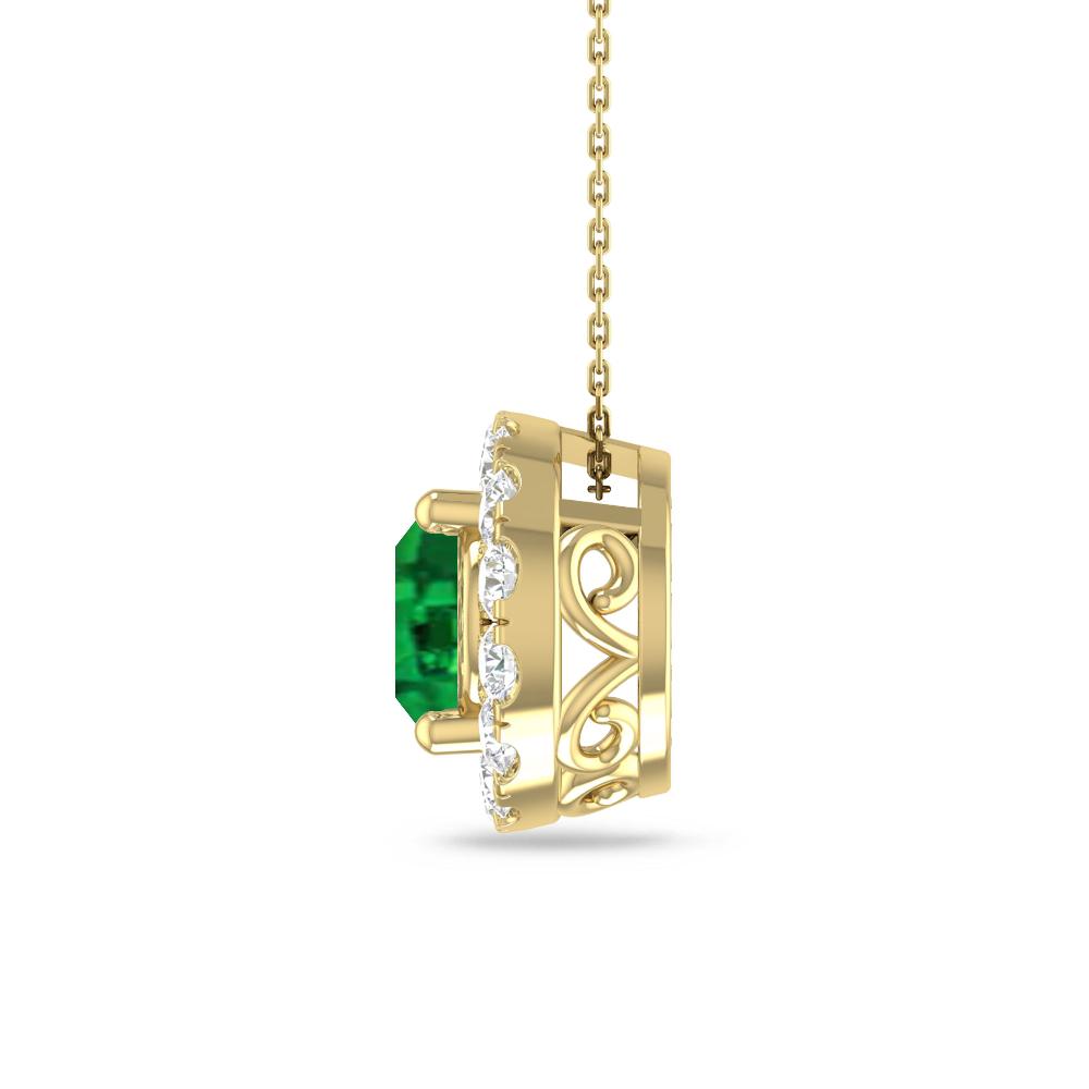 Yellow Gold - Emerald