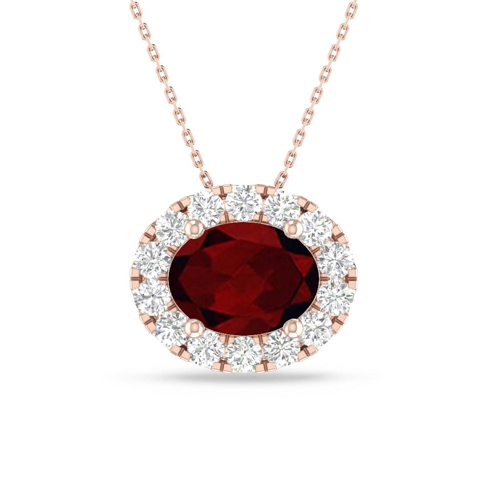 Rose Gold - Garnet