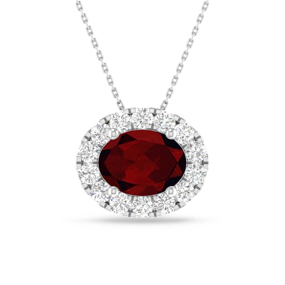 White Gold - Garnet