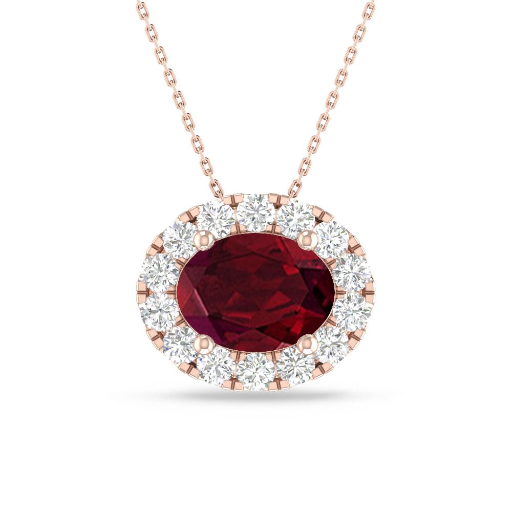 Rose Gold - Garnet