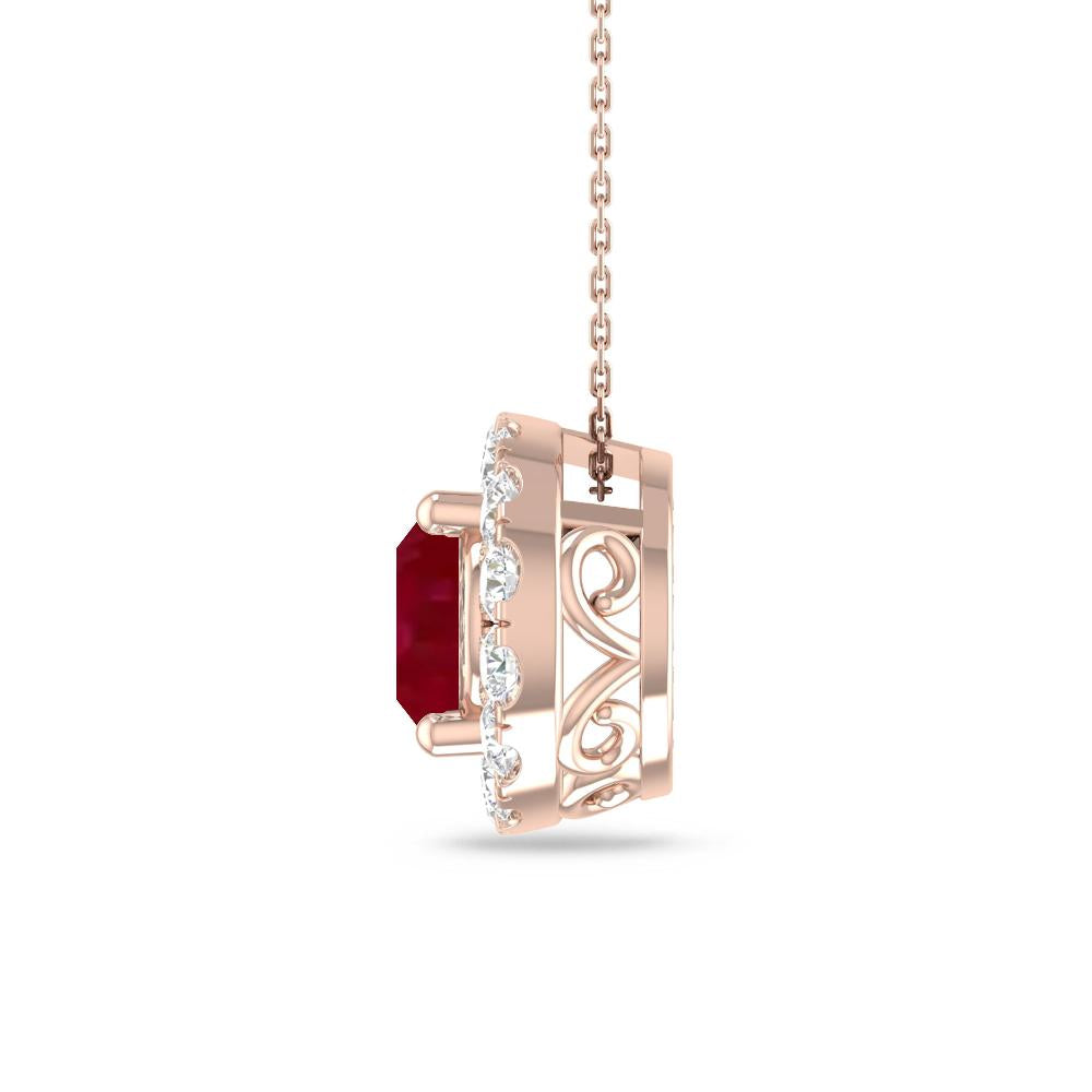 Rose Gold - Garnet