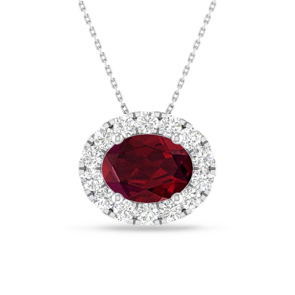 White Gold - Garnet