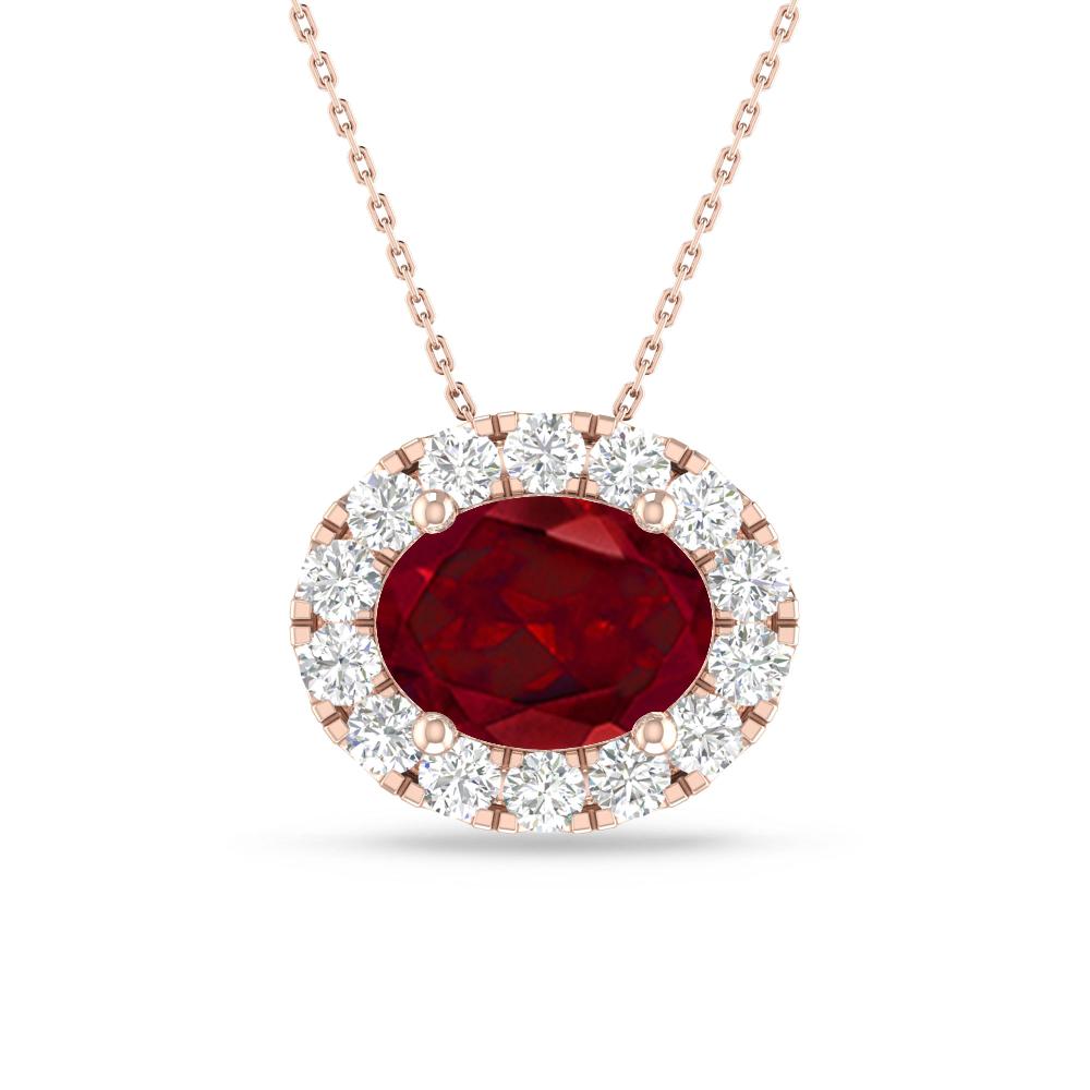 Rose Gold - Garnet