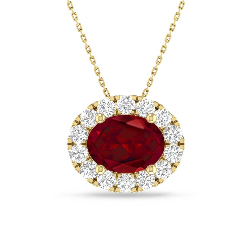 Yellow Gold - Garnet