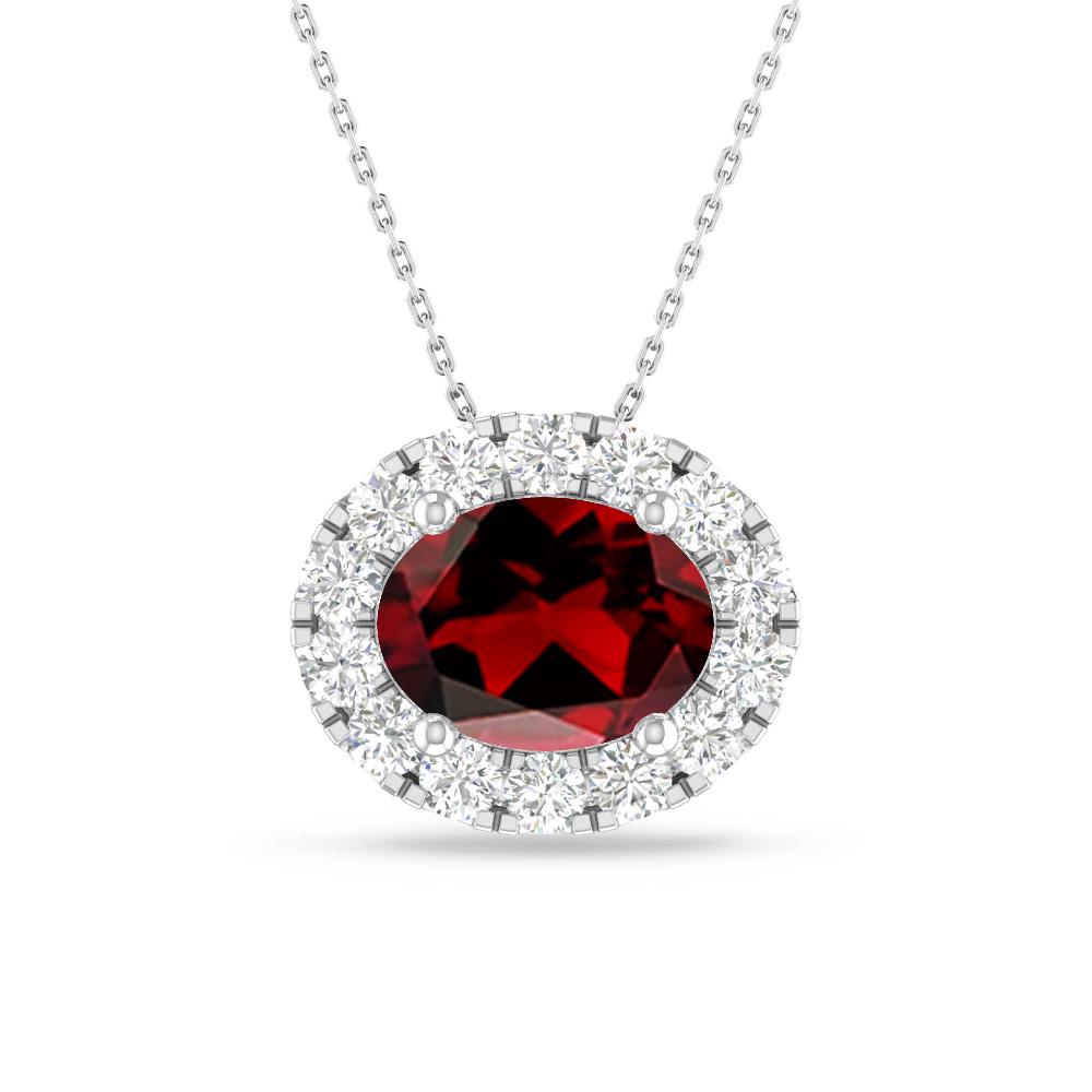White Gold - Garnet