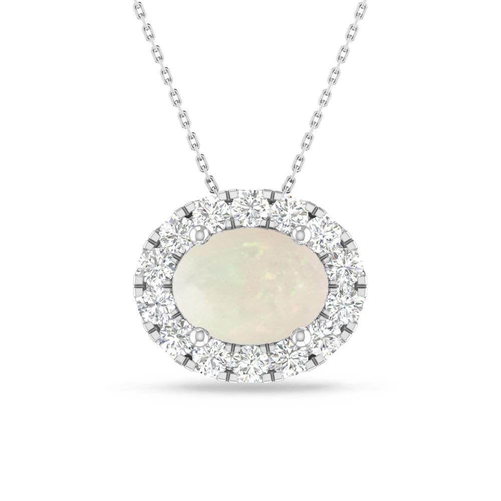 White Gold - Opal