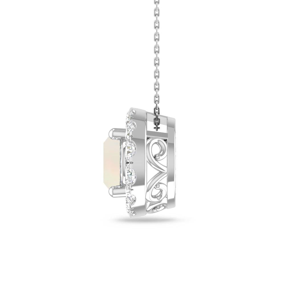 White Gold - Opal