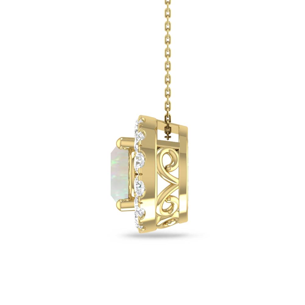 Yellow Gold - Opal